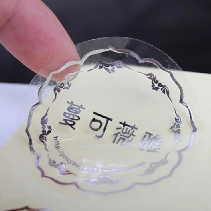 Label Printing Service Word Transparent Adhesive Printed Paper Adhesive Sticker