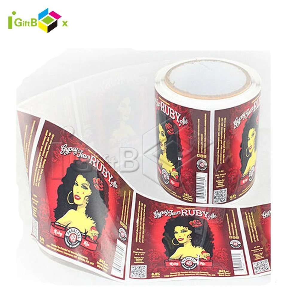 Custom Glossy Self Adhesive UV Label Sticker Printing Transparent PVC Paper Die Cut Security Vial Bottle Floor Label Stickers Vinyl Sticker