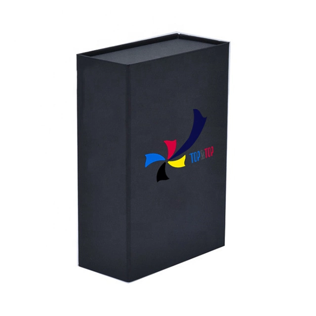 Custom Foldable Black Magnetic Closure Perfume Gift Box Pink Clothes Packaging Paper Box Manufacturer